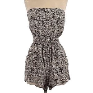 Strapless Hollister Cheetah Romper